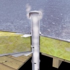 Kominek wentylacyjny do kanalizacji do dachu płaskiego krytego papą 